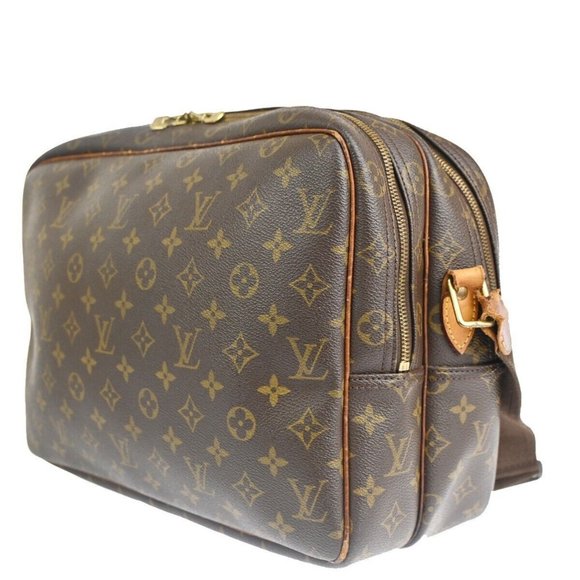 Authentic LOUIS VUITTON Reporter GM Crossbody Shoulder Bag Monogram Leather - Picture 2 of 16